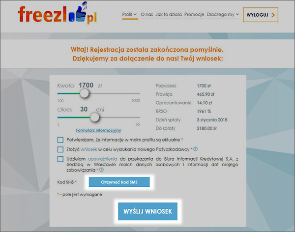 Sekrety systemu szybkich pożyczek Freezl: jak poprawnie złożyć wniosek i otrzymać pieniądze (instrukcja krok po kroku)  